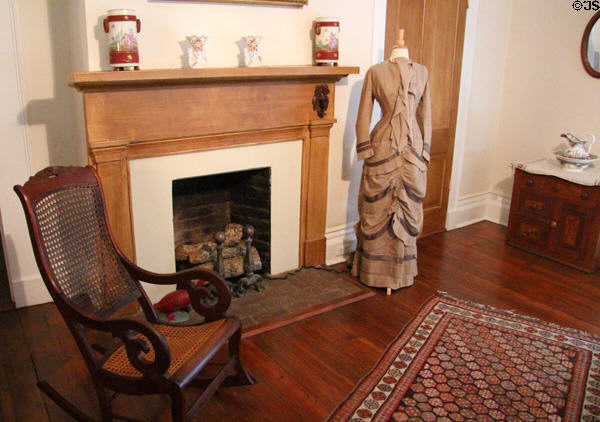 Fireplace at Earle-Napier-Kinnard House. Waco, TX.
