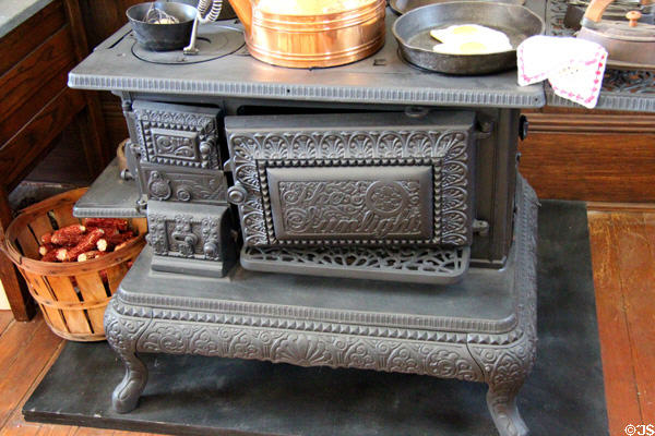 The Sunlight cast iron stove at Fort House. Waco, TX.