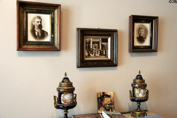 Photos of Mr. & Mrs. McCulloch at McCulloch House. Waco, TX.