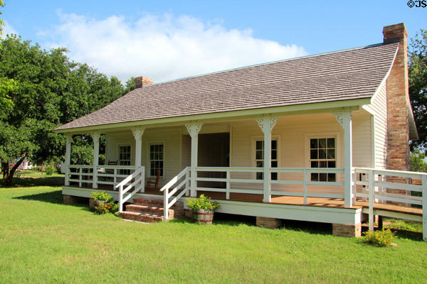 Planter's House at historic village of Mayborn Museum. Waco, TX.