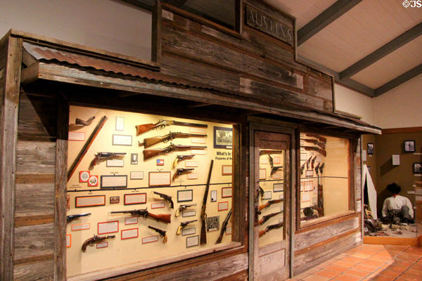 Firearms at Texas Ranger Hall of Fame and Museum. Waco, TX.