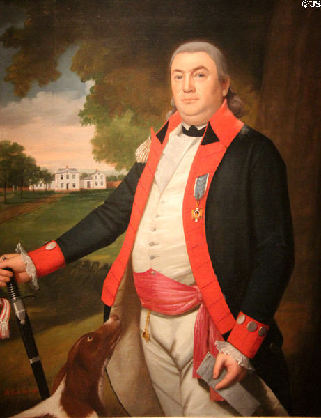 Captain John Pratt portrait (1792) by Ralph Earl at Dallas Museum of Art. Dallas, TX.