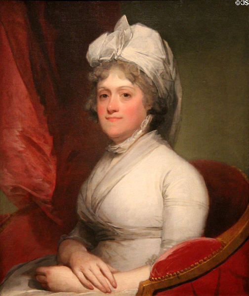 Mrs. John Ashley portrait (c1798) by Gilbert Stuart at Dallas Museum of Art. Dallas, TX.