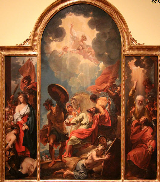 Conversion of St. Paul painting (c1786) by Benjamin West at Dallas Museum of Art. Dallas, TX.