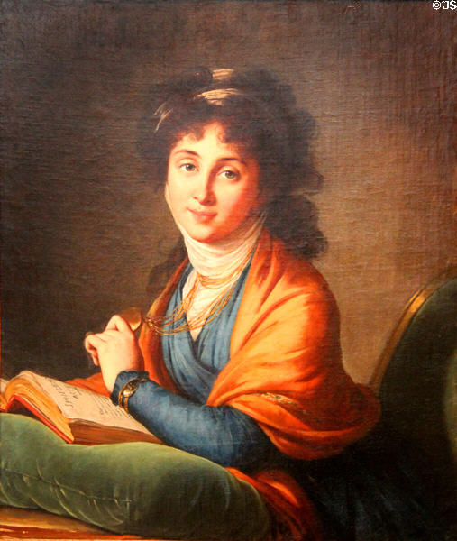 Natalia Nakharovna Kolychova portrait (1799) by Élisabeth-Louise Vigée Le Brun at Dallas Museum of Art. Dallas, TX.