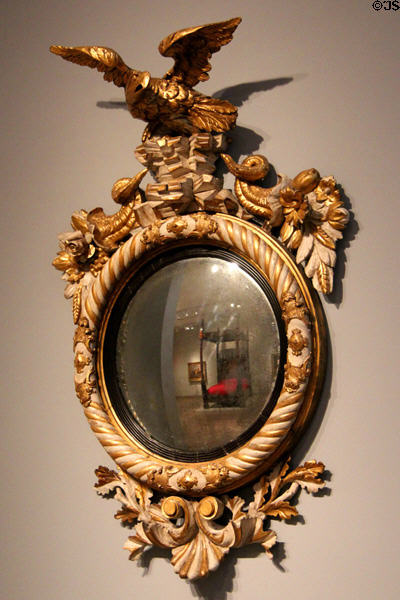 Girandole mirror (c1810-30) from New York City or London England at Dallas Museum of Art. Dallas, TX.