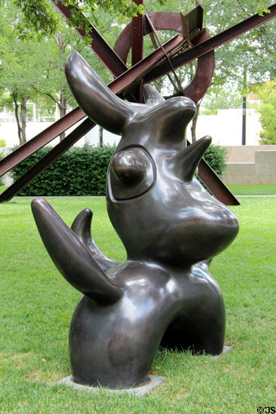 Moonbird (Oiseau lunaire) (aka Lunar Bird) by Joan Miró at Nasher Sculpture Center. Dallas, TX.