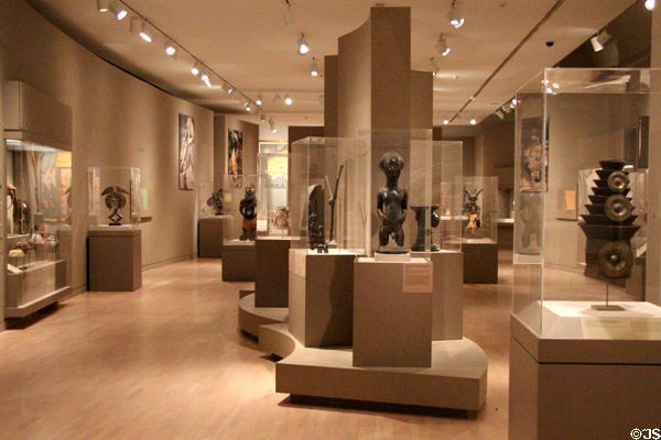 Collection of Sub-Saharan African art at Dallas Museum of Art. Dallas, TX.