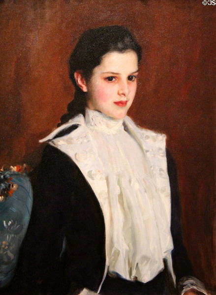 Alice Vanderbilt Shepard painting (1888) by John Singer Sargent at Amon Carter Museum of American Art. Fort Worth, TX.