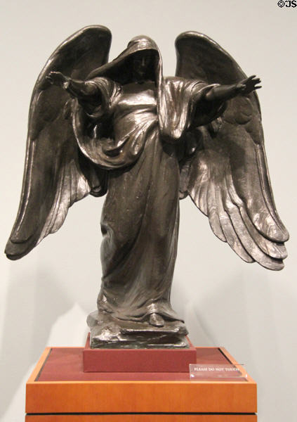 Bronze Benediction sculpture (1922) by Daniel Chester French at Amon Carter Museum of American Art. Fort Worth, TX.