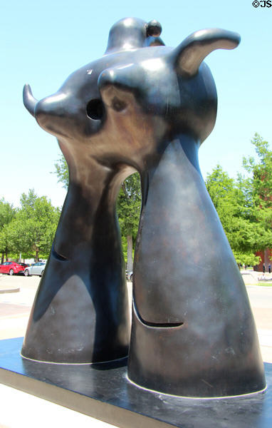 Woman Addressing the Public sculpture (1981) by Joan Miró at Kimbell Art Museum. Fort Worth, TX.