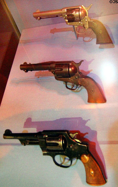 Revolvers at Cattle Raisers Museum of Fort Worth Museum of Science & History. Fort Worth, TX.