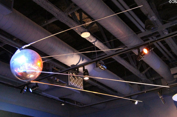 Actual Sputnik satellite at Fort Worth Museum of Science & History. Fort Worth, TX.