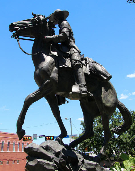 Texas Ranger John C. "Jack" Hays statue (2001) by Jason Scull. San Marcos, TX.