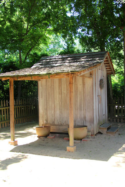 Wash house at John Jay French Museum. Beaumont, TX.