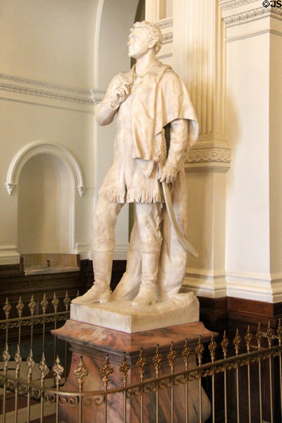 Sam Houston sculpture (c1893) by Elisabet Ney originally displayed at World's Columbian Exposition at Texas State Capitol. Austin, TX.