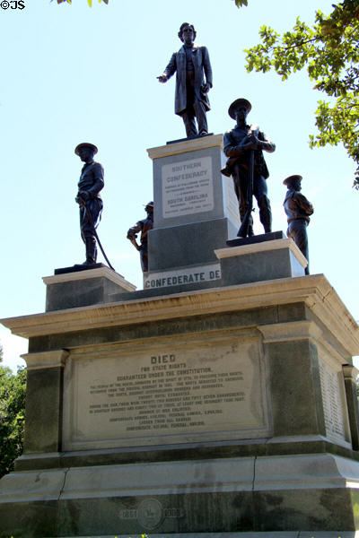 Confederate Soldiers monument (1903) by Pompeo Coppini & Frank Teich at Texas State Capitol. Austin, TX.