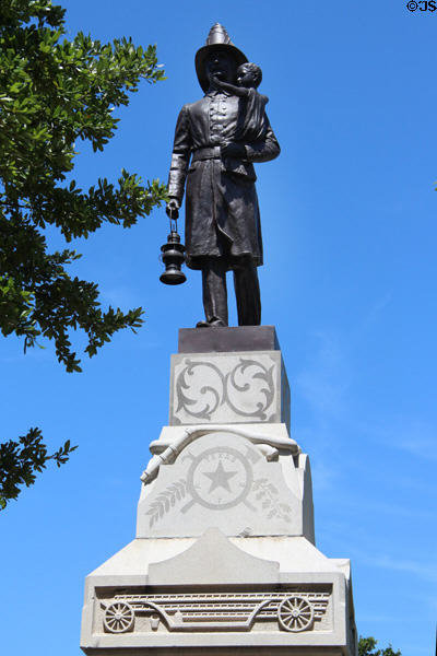 Volunteer Firemen monument (1896) at Texas State Capitol. Austin, TX.