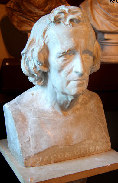 Jacob Grimm plaster bust (1858) by Elisabet Ney at Ney Museum. Austin, TX.
