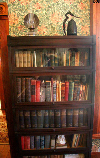 Bookshelf at O. Henry Museum. Austin, TX.