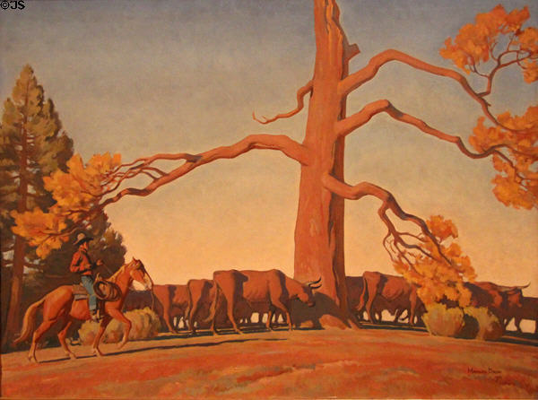 Top of the Ridge painting (1933) by Lafayette Maynard Dixon at Blanton Museum of Art. Austin, TX.