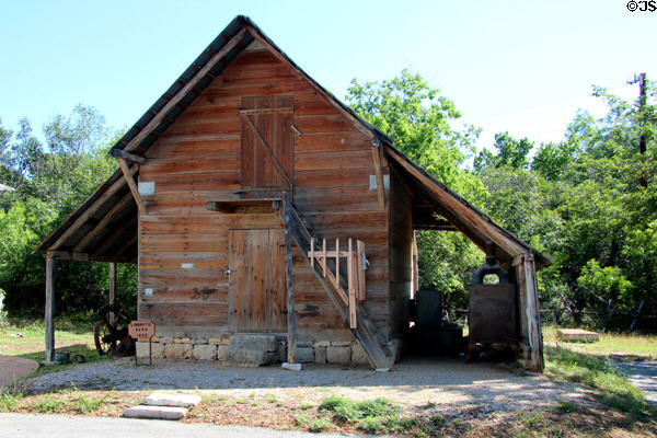 Linnartiz Barn (1865) at Conservation Plaza. New Braunfels, TX.