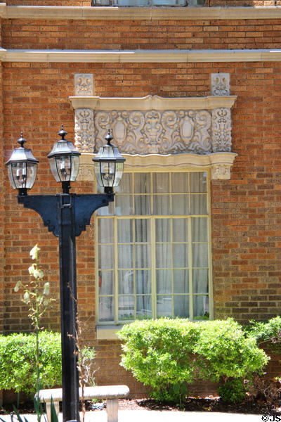 Detail of Faust Hotel (1929) (240 S. Seguin Ave.). New Braunfels, TX.