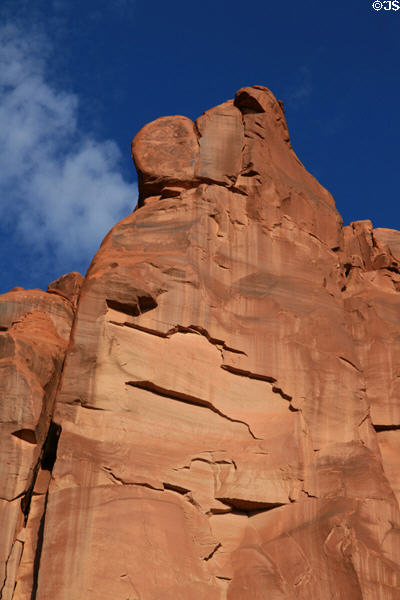 Formations of Park Avenue in Arches National Park. UT.