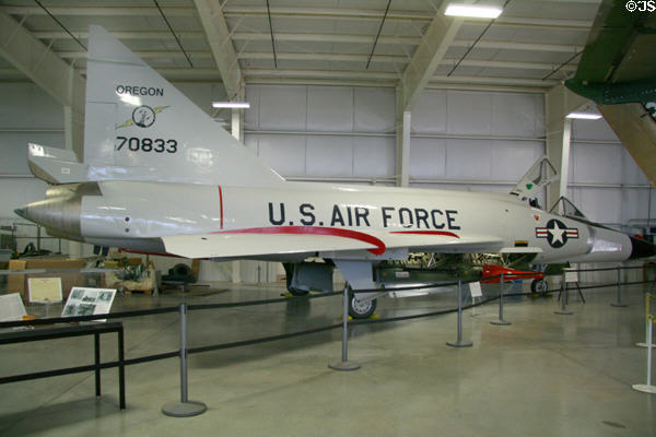 Convair F-102A-90-CO Delta Dagger (1958) at Hill Aerospace Museum. UT.