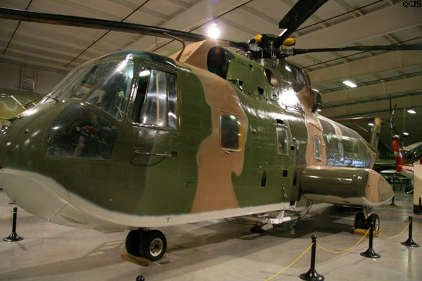 Sikorsky CH-3E Jolly Green Giant helicopter (1966) at Hill Aerospace Museum. UT.