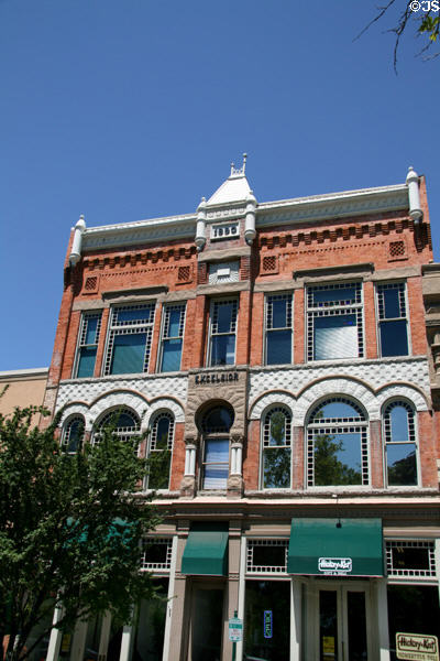 Excelsior Building (1890) (42 West Center St.). Provo, UT. Style: Moorish.