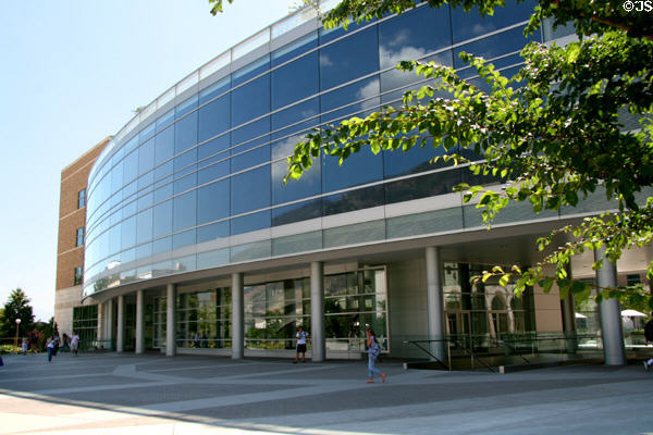 Joseph F. Smith Building (2005) at Brigham Young University. Provo, UT. Architect: FFKR Architects.
