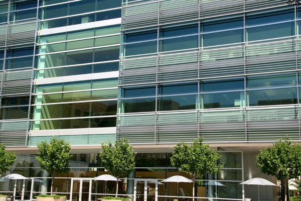 Window design of Joseph F. Smith Building (2005) at Brigham Young University. Provo, UT.