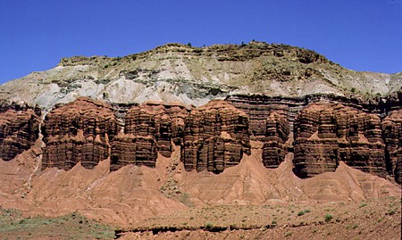 Strata formations of Capitol Reef National Park. UT.
