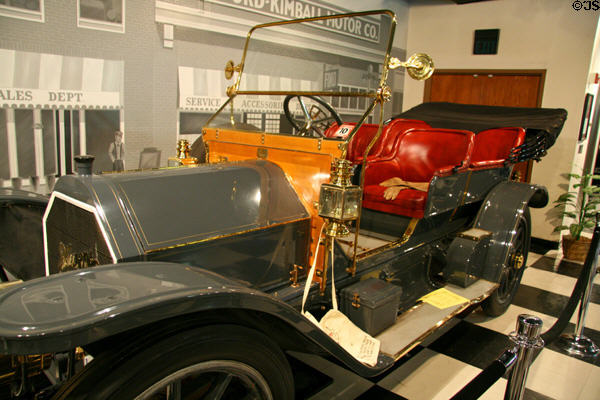 Stearns 30/60 (1909) made in Cleveland, OH, at Browning-Kimball Car Museum. Ogden, UT.