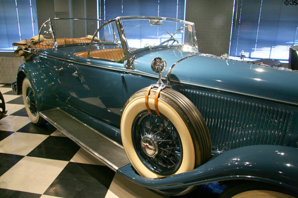 Lincoln V-8 duel cowl phaeton (1931) made in Detroit at Browning-Kimball Car Museum. Ogden, UT.