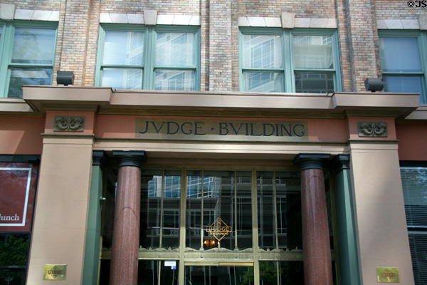 Portal of Judge Building. Salt Lake City, UT.