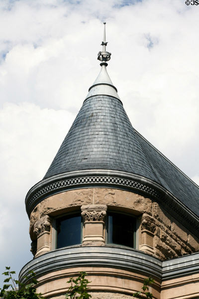 Chateau-like slate roof of Salt Lake City & County Building. Salt Lake City, UT.