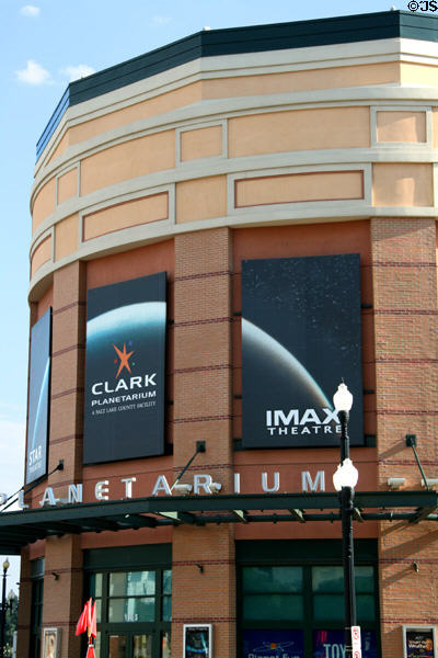 Clark Planetarium (100 S. 400 West) in the Gateway. Salt Lake City, UT.