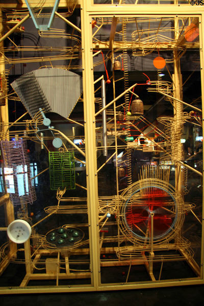 Newton's Daydream kinetic sculpture by George Rhoads at Clark Planetarium. Salt Lake City, UT.