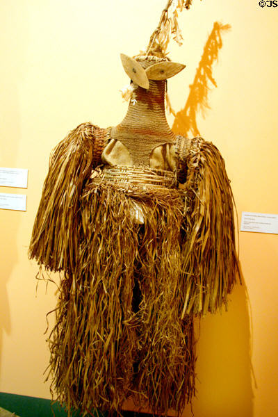 Doroe body mask from Papua New Guinea Asmat Region at Utah Museum of Fine Art. Salt Lake City, UT.