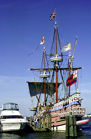 The Susan Constant, a recreated ship modeled after the one that took settlers to Jamestown in 1607. Alexandria, VA.