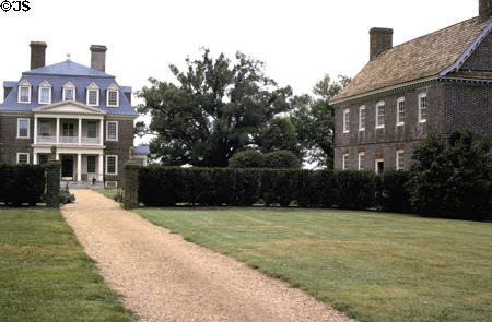 Shirley Plantation (1723) on James River. VA.
