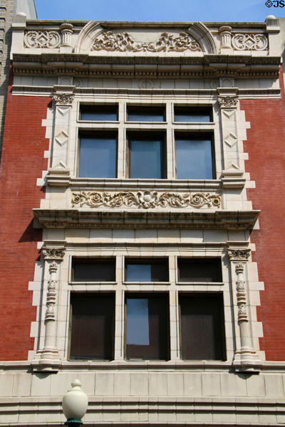 Victorian Building facade at 132 Granby St. Norfolk, VA.