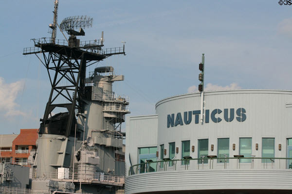 Bridge of Battleship Wisconsin & Nauticus. Norfolk, VA.