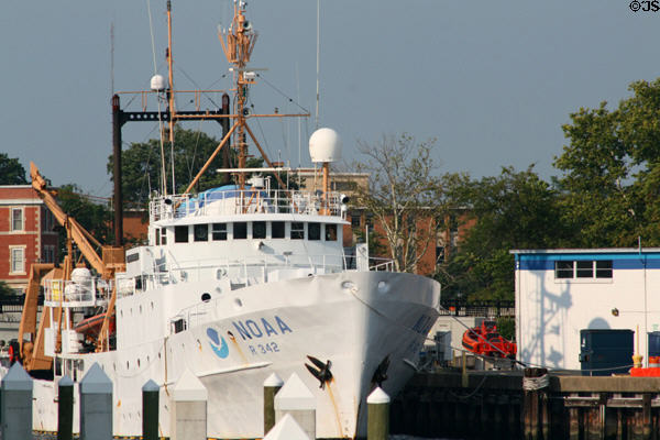 NOAA Research Ship Albatross IV (1963), R342 now decommissioned at Norfolk. Norfolk, VA.
