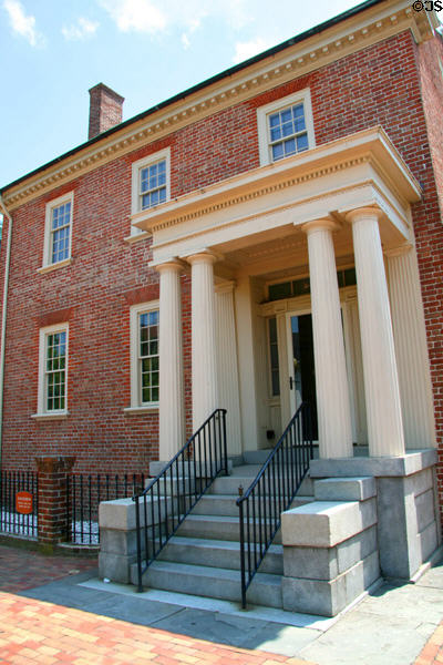 Willoughby-Baylor House (1794) (601 East Freemason St.) built by Captain William Willoughby is now Norfolk History Museum. Norfolk, VA. On National Register.