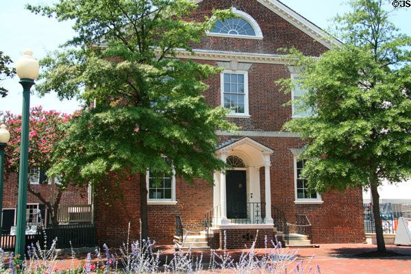 Moses Myers House (1797) (Bank at E. Freemason St.) (first Jewish settlers) now part of Chrysler Museum. Norfolk, VA. Architect: Benjamin H. Latrobe. On National Register.