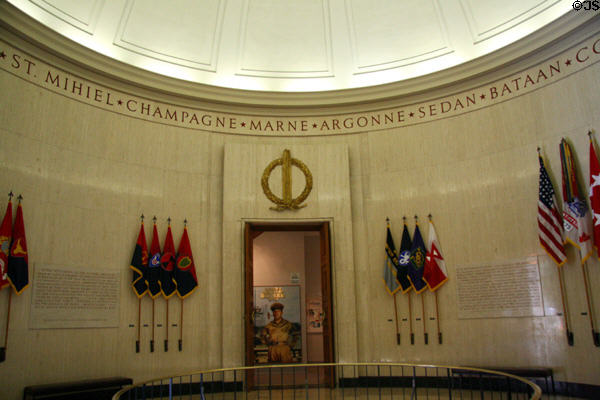 Rotunda of Douglas MacArthur Memorial. Norfolk, VA.