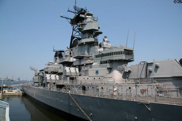 Bridge of Battleship Wisconsin. Norfolk, VA.